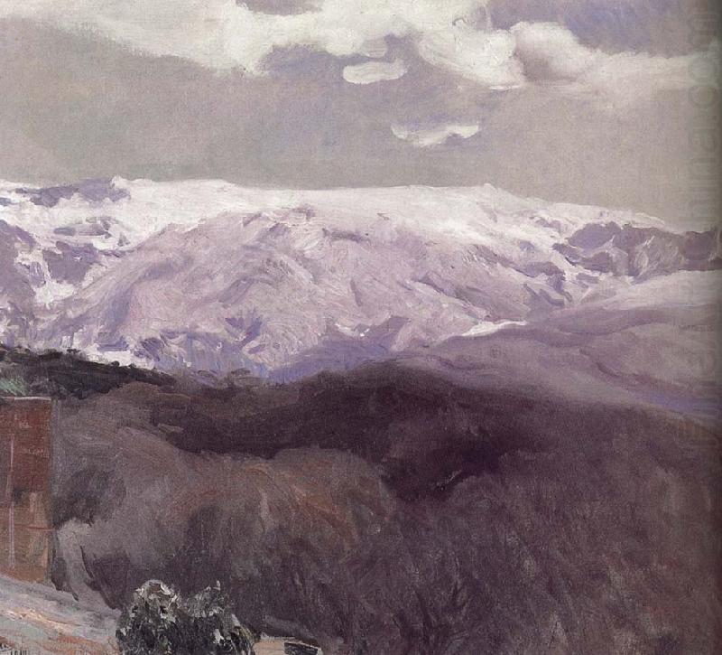 Sierra Nevada in winter, Joaquin Sorolla